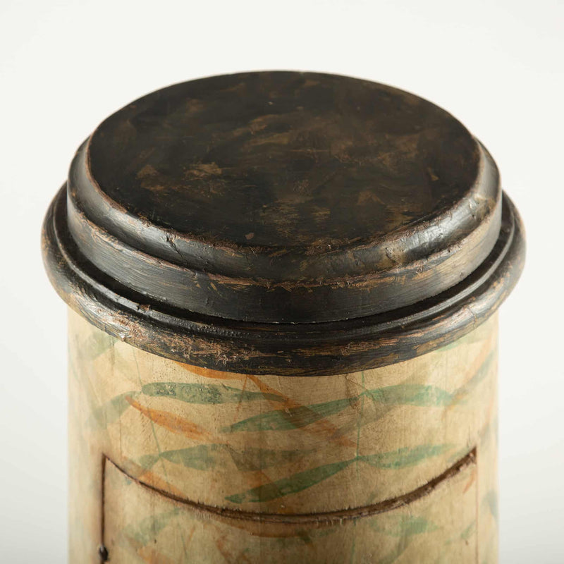 Pair of 18th-Century Venetian Painted Parrot Pedestal Cabinets