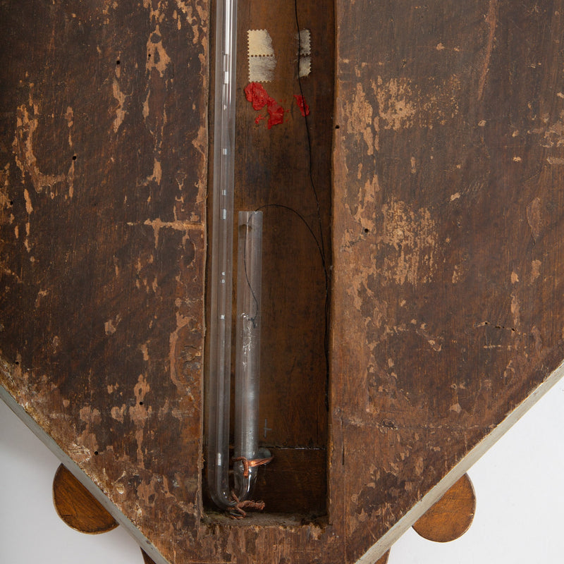 18th Century French Barometer w/ Gilt Octagonal Frame