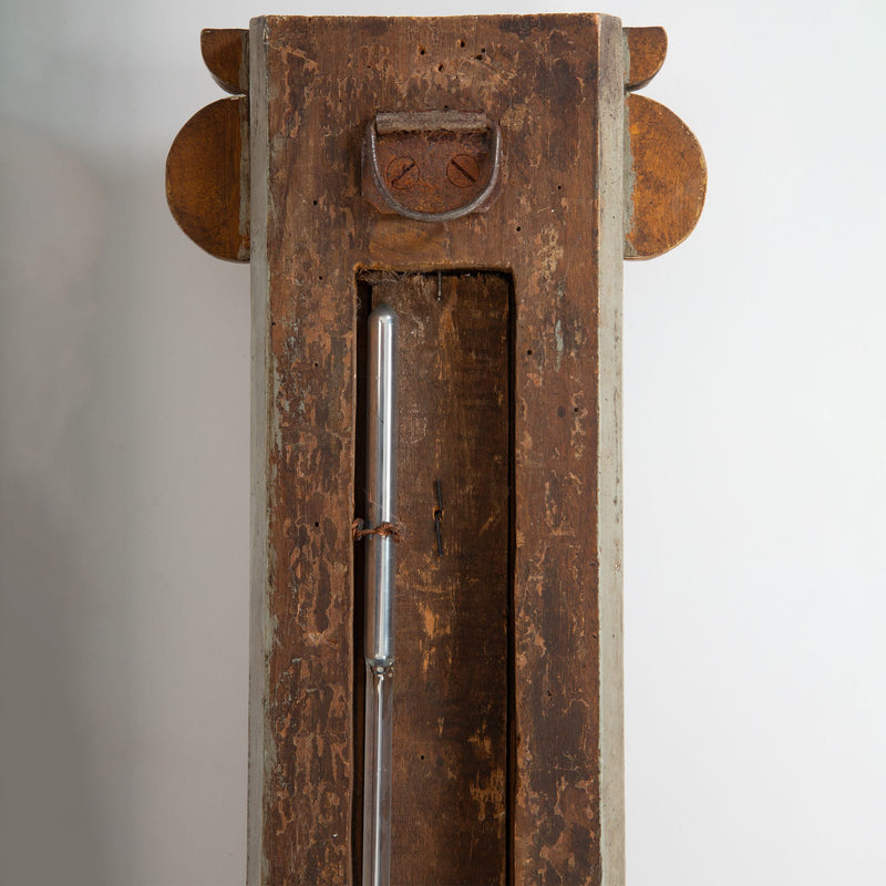 18th Century French Barometer w/ Gilt Octagonal Frame