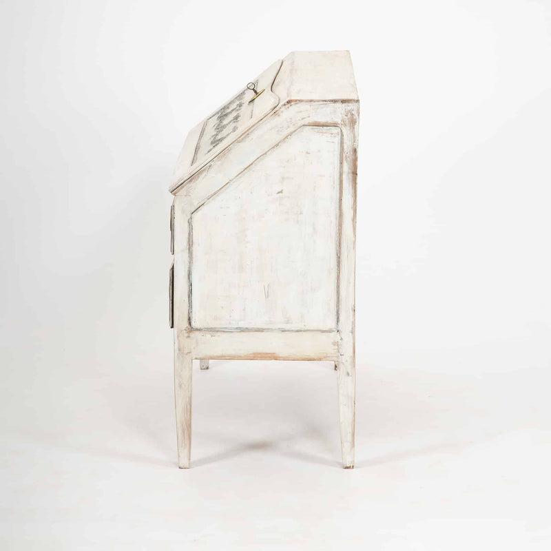 The Writer’s Corner: 18th C French Slant Top Desk w/ Gilt Hardware