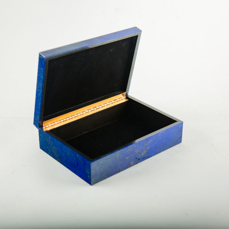 Lapis Lazuli Hinged Box, 8"