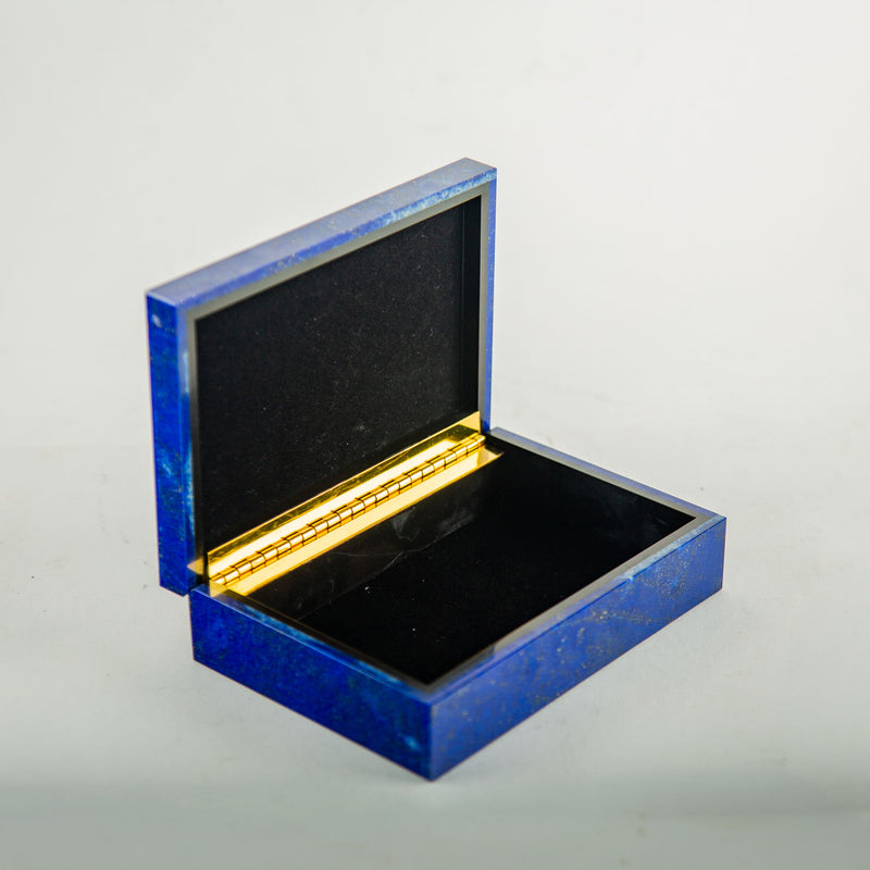 Lapis Lazuli Hinged Box, 6"