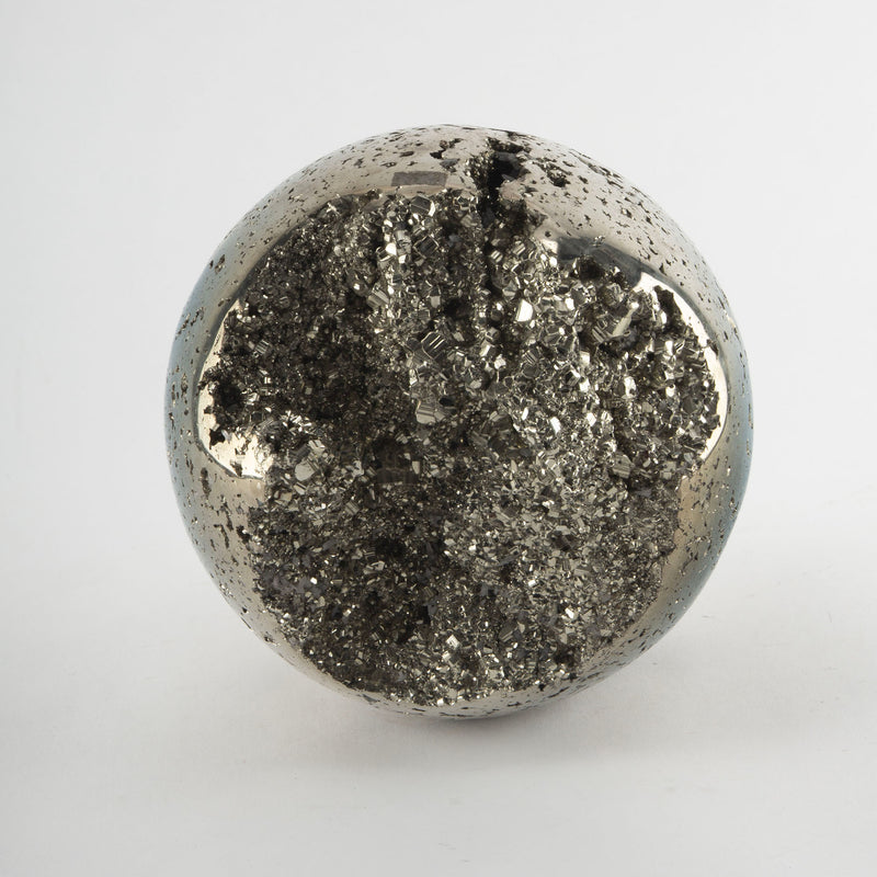 Massive Polished Pyrite Sphere, 8.5"