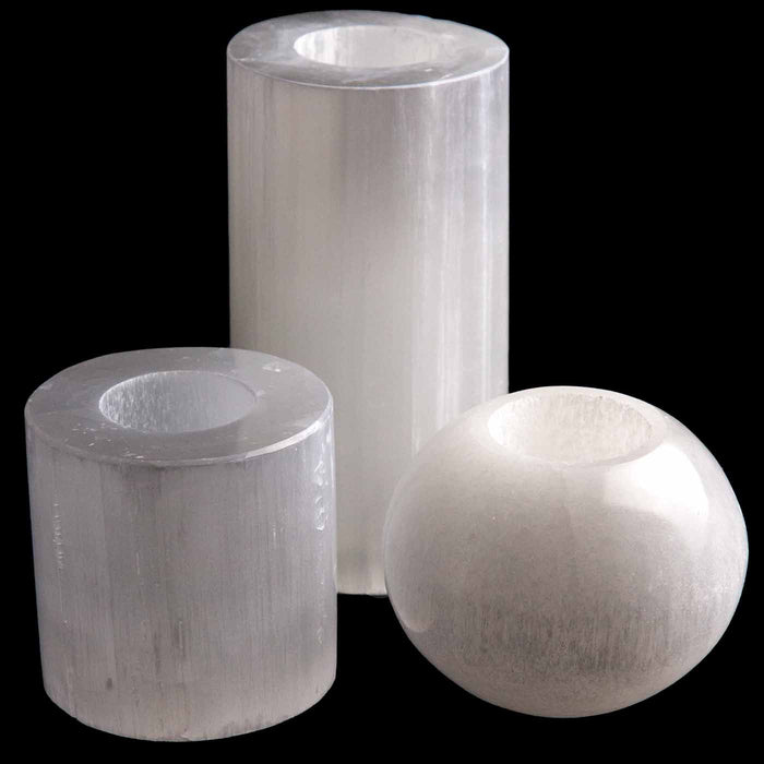 Selenite Votive