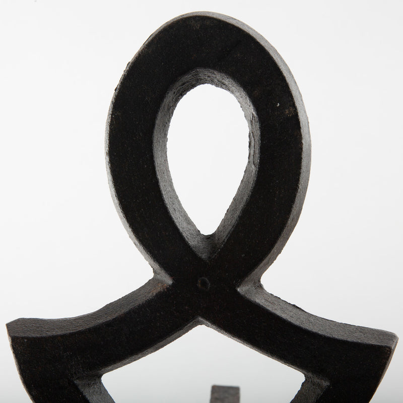 Ironwork for the Hearth: 19th C. Wrought Iron Andirons