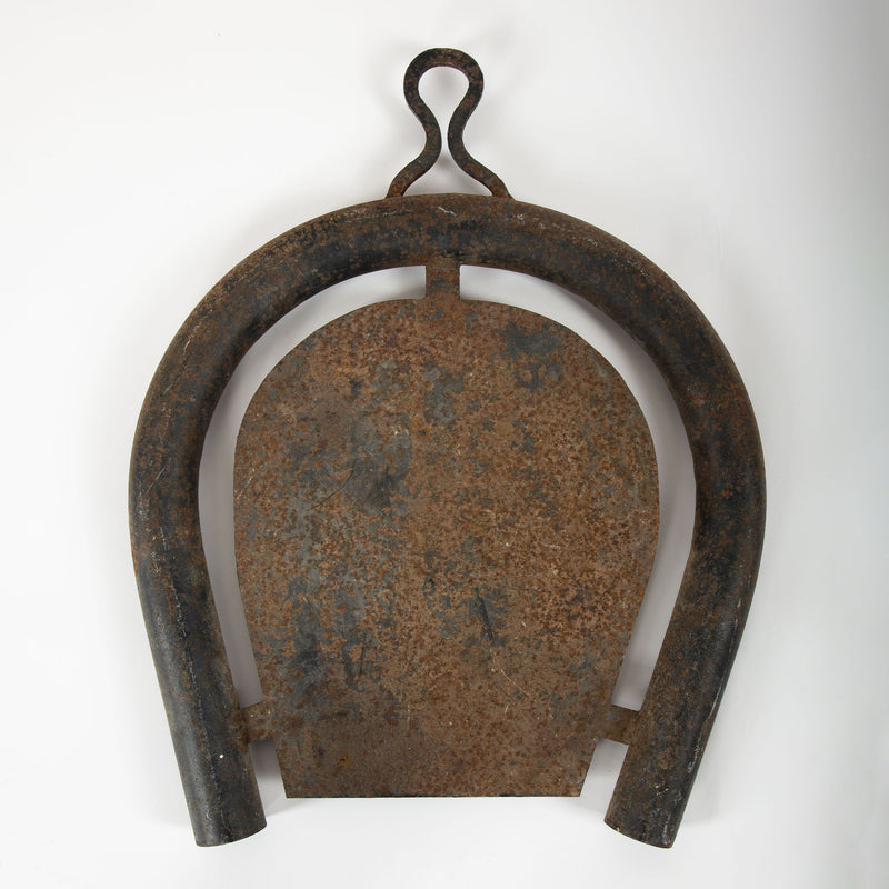 The Lucky Sign: Early 20th Century Cast Iron Horseshoe Trade Sign