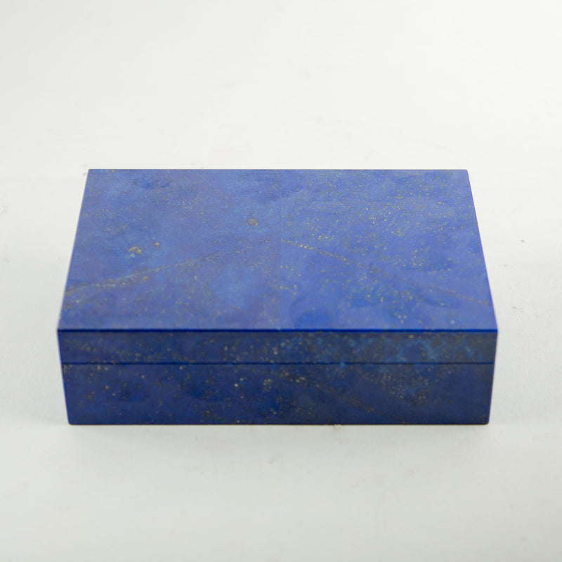 Lapis Lazuli Hinged Box, 6"