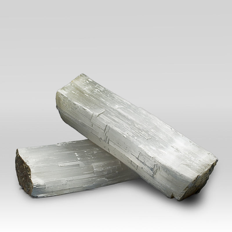 Selenite Fireplace Logs
