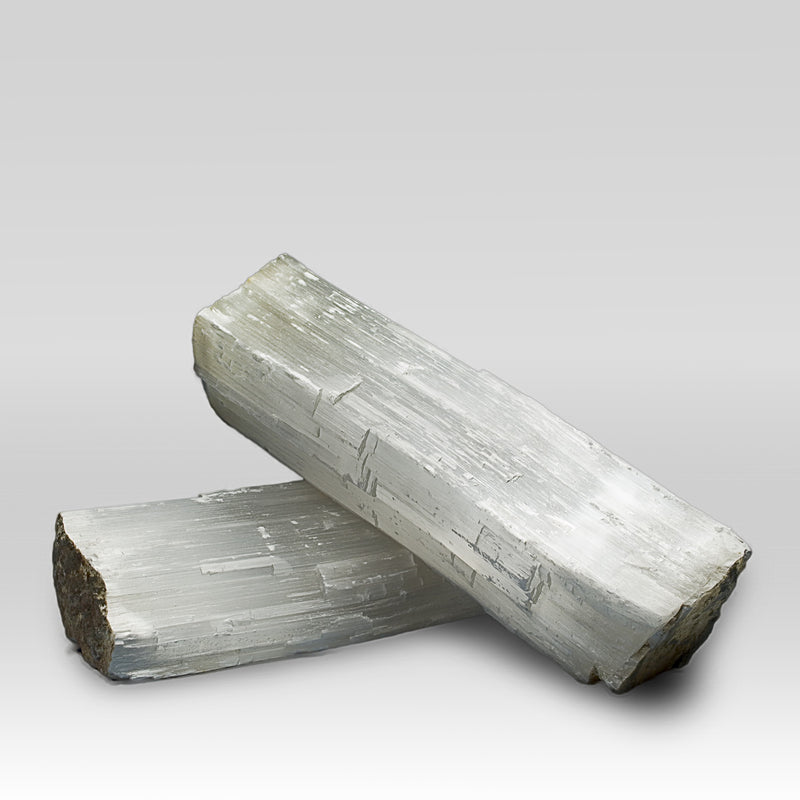 Selenite Fireplace Logs