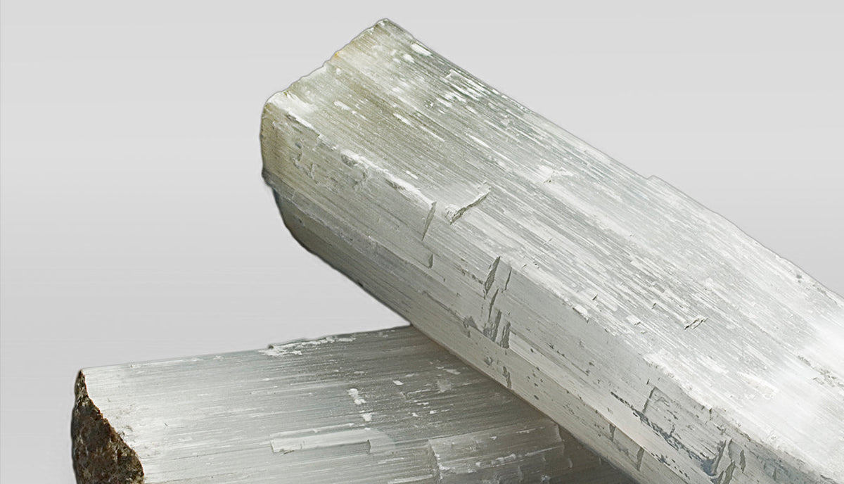 Selenite Fireplace Logs