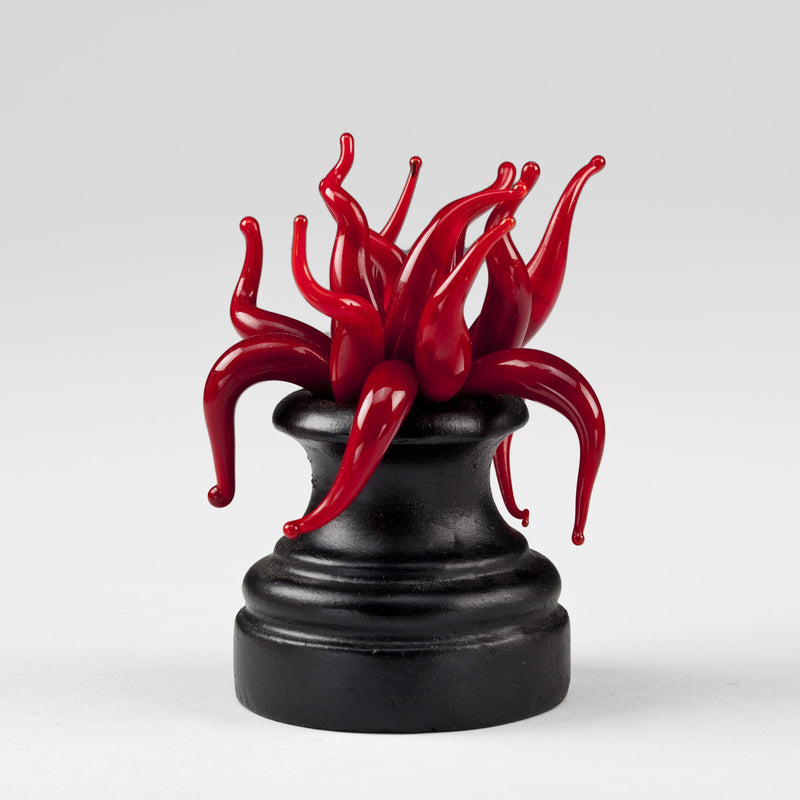 Venetian Glass Sea Anemone Place card Holder