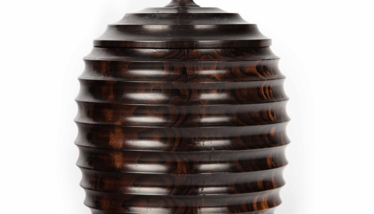 Turned Ebony Vessel