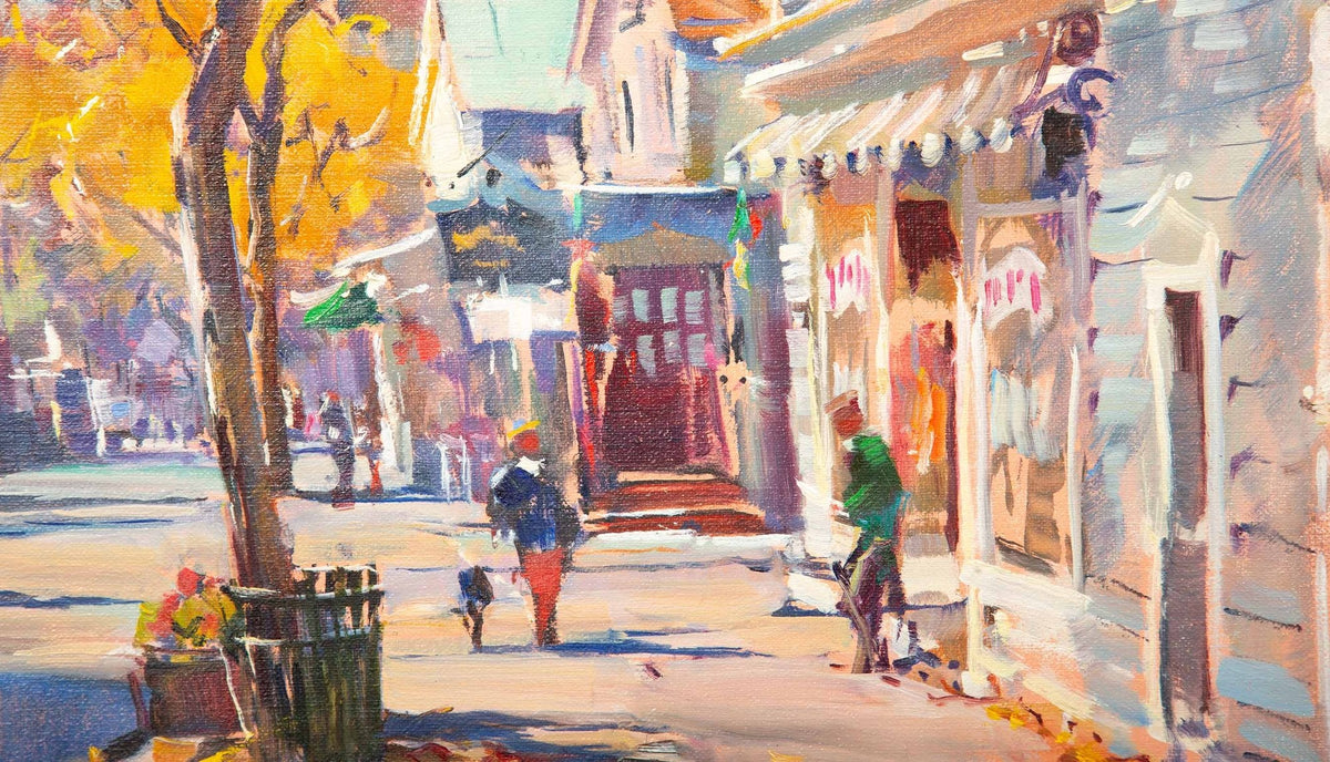 Oil on Canvas Of Millbrook by Peter Williams