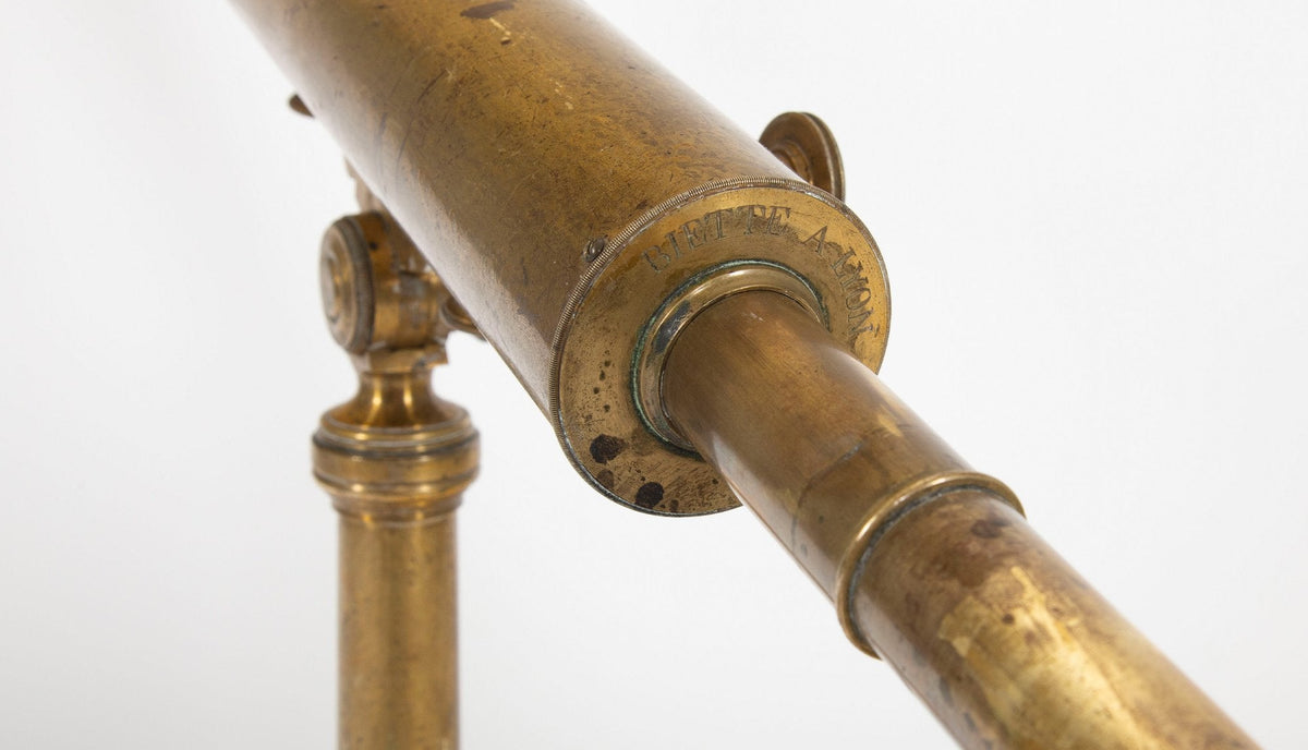 19th-Century French Maritime Telescope by Biette à Lyon