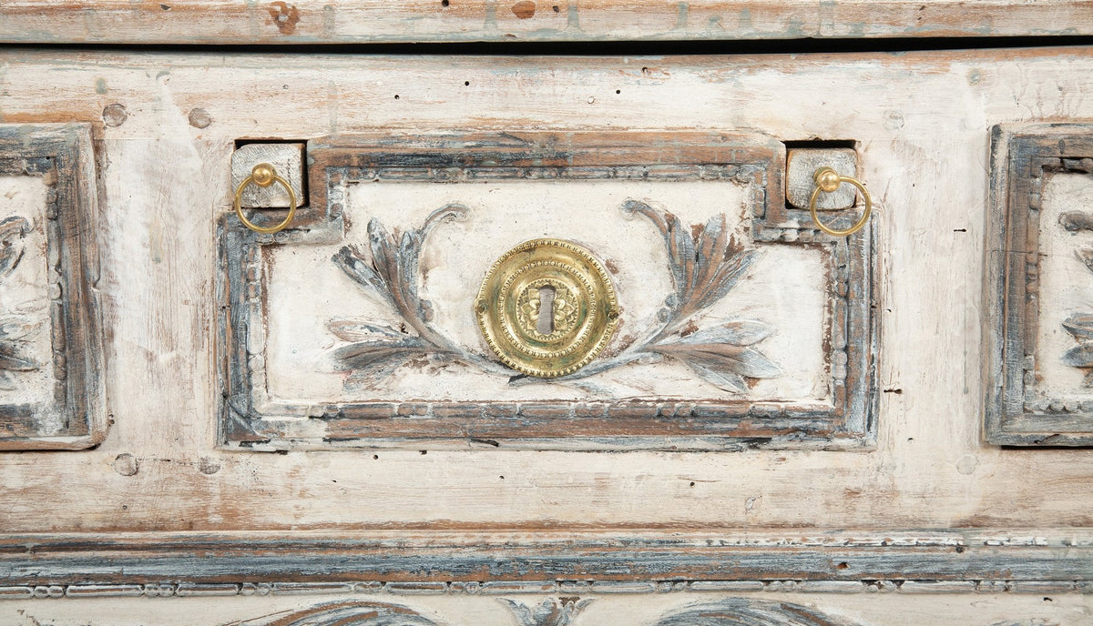 The Writer’s Corner: 18th C French Slant Top Desk w/ Gilt Hardware