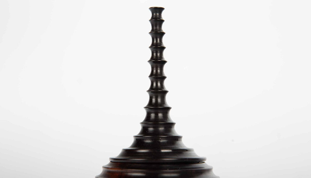 Turned Ebony Vessel