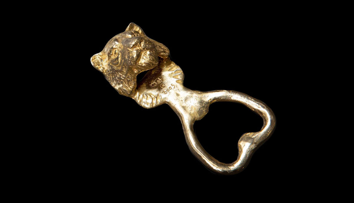 Brass Tiger Bottle Opener