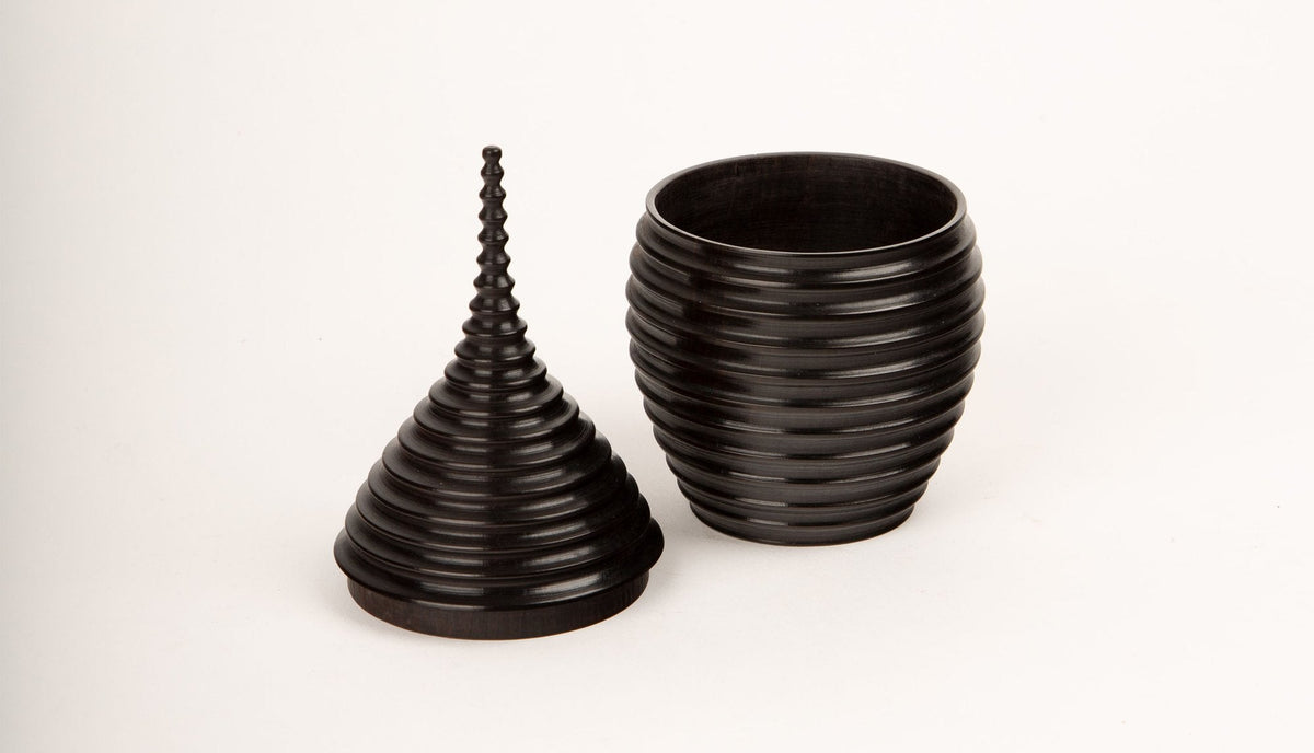Turned Ebony Vessel