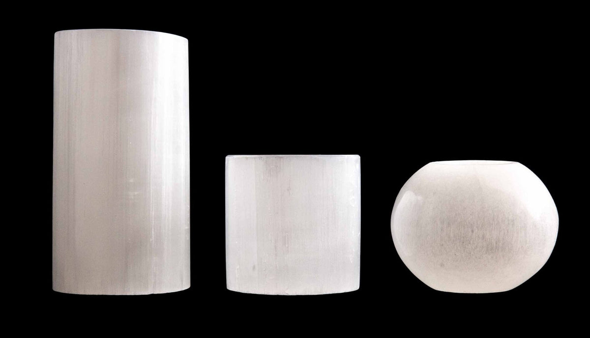 Selenite Votive