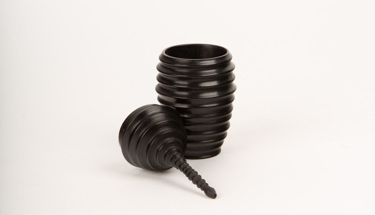 Turned Ebony Vessel