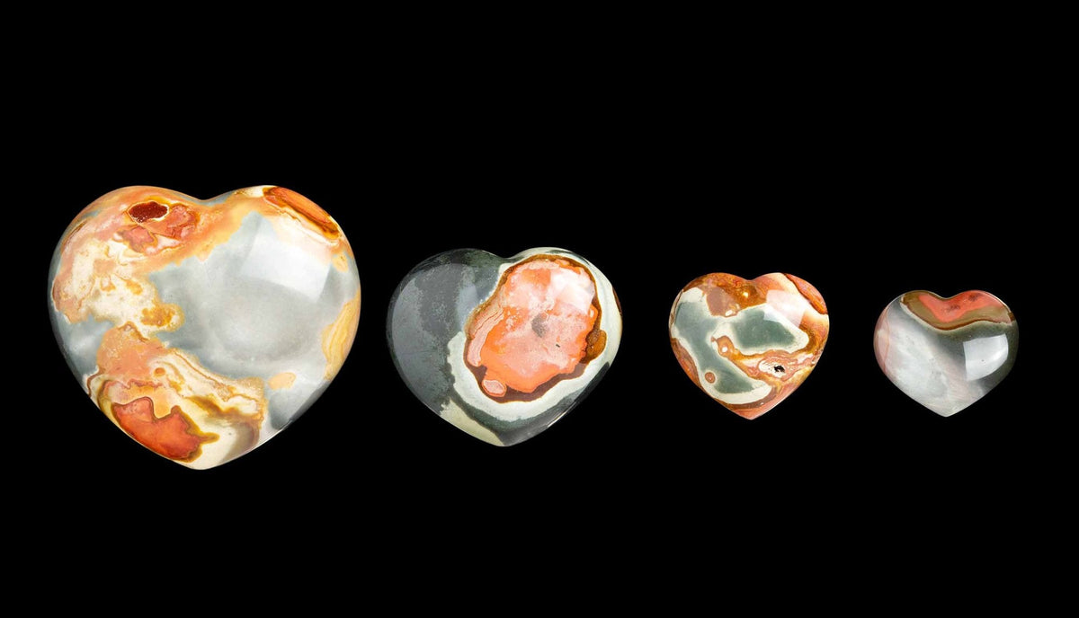 Polychrome Jasper Mineral Heart