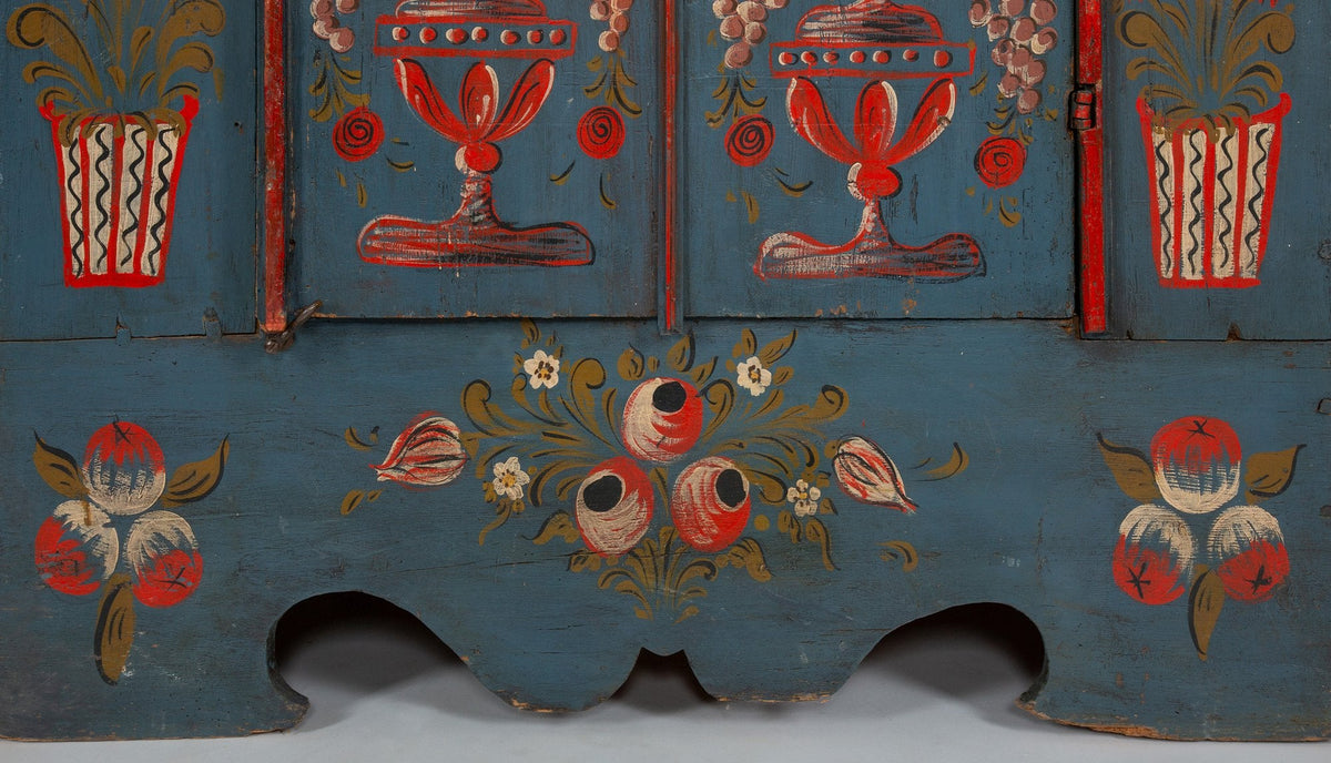 The Folk Painter’s Hand: 19th Century Painted Armoire