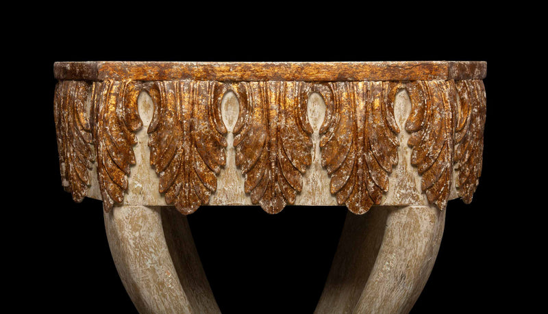 Gilded Hoof "Hoofy" Leg Side/End Table by Creel and Gow