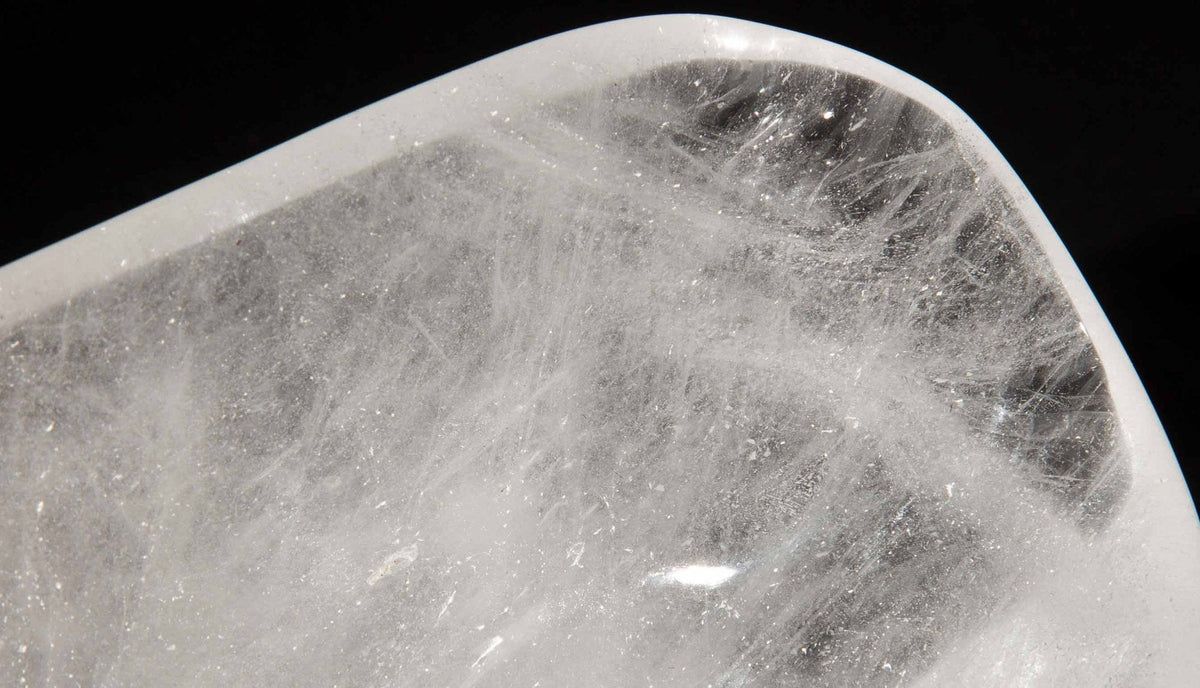 Rock Crystal Vide Poche, 6"