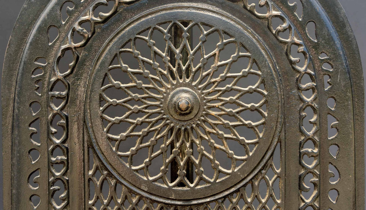 Antique Fireplace Gate Lamp