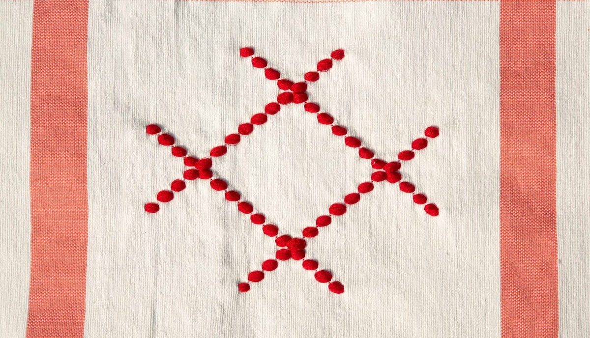 Tablecloth, Coral Check