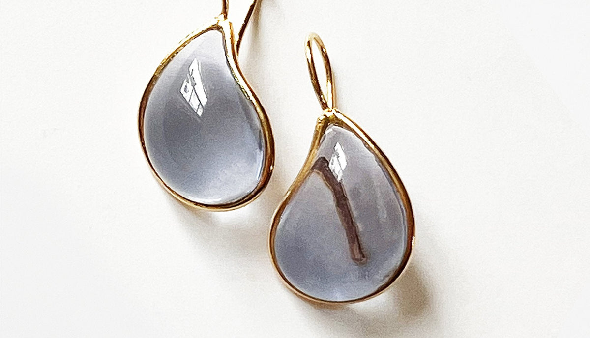 Loulou de la Falaise Teardrop Earrings, Pastel