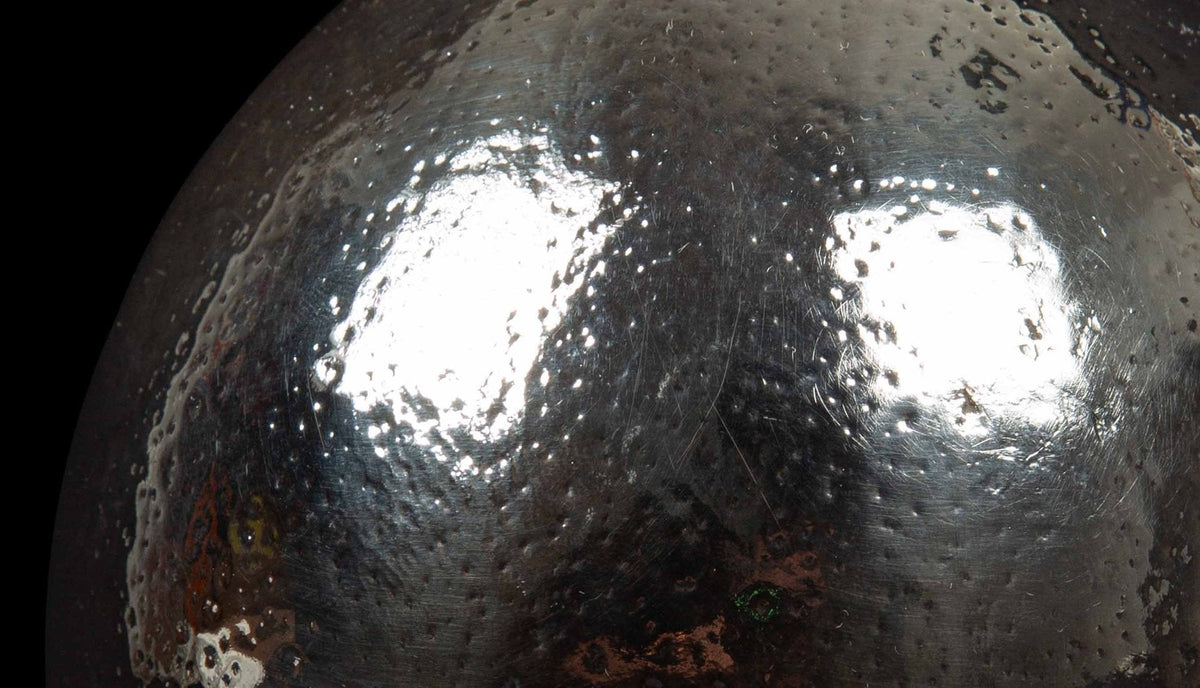 Fully Silvered Ostrich Egg