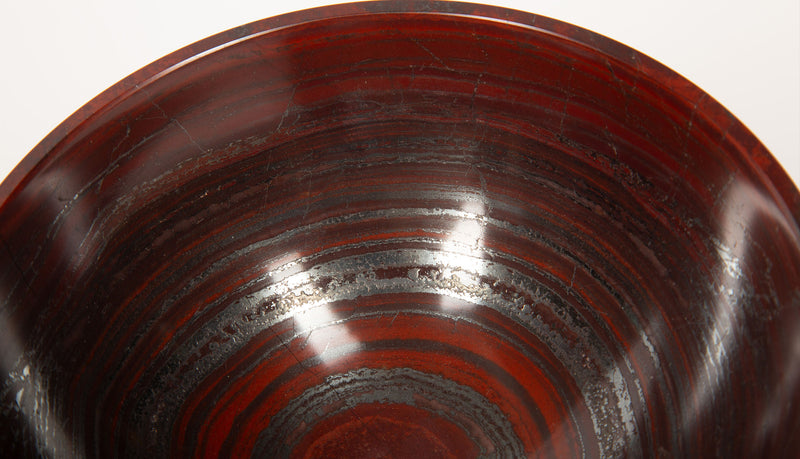 Haematite and Jasper bowl 6"