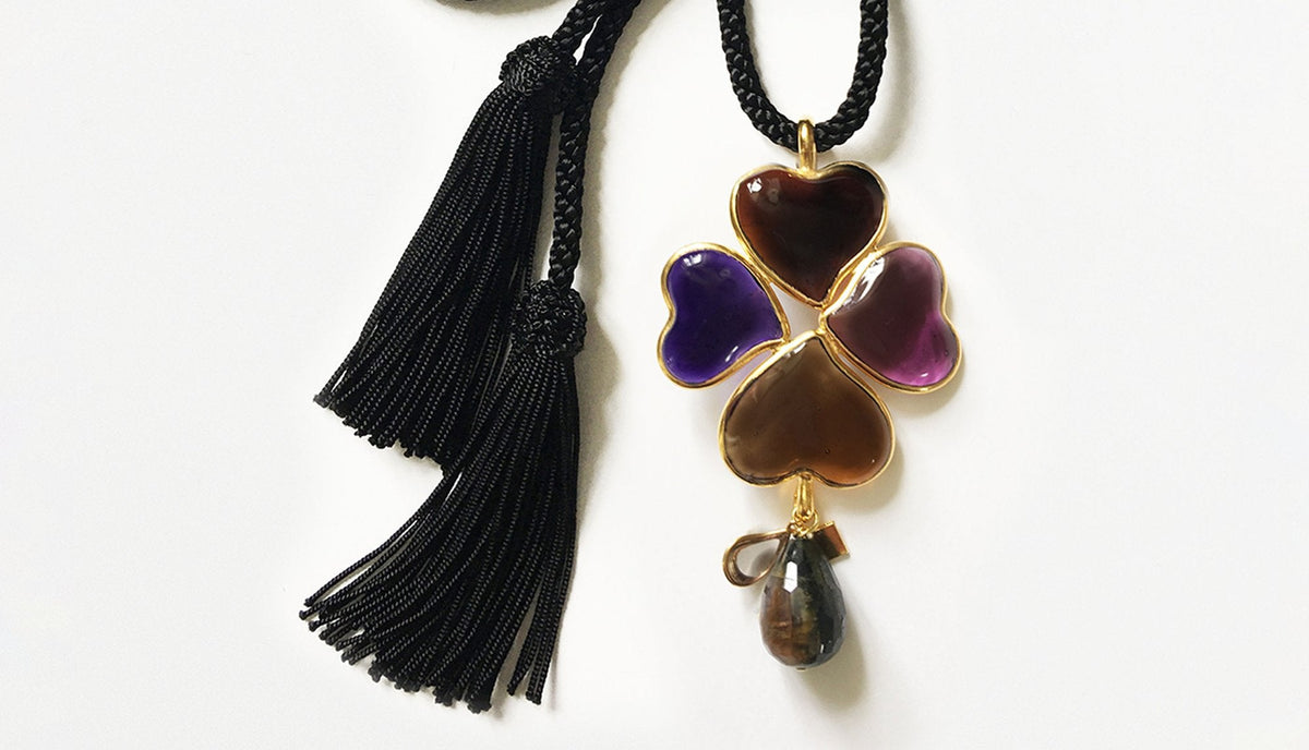 Clover Pendant on a Cord