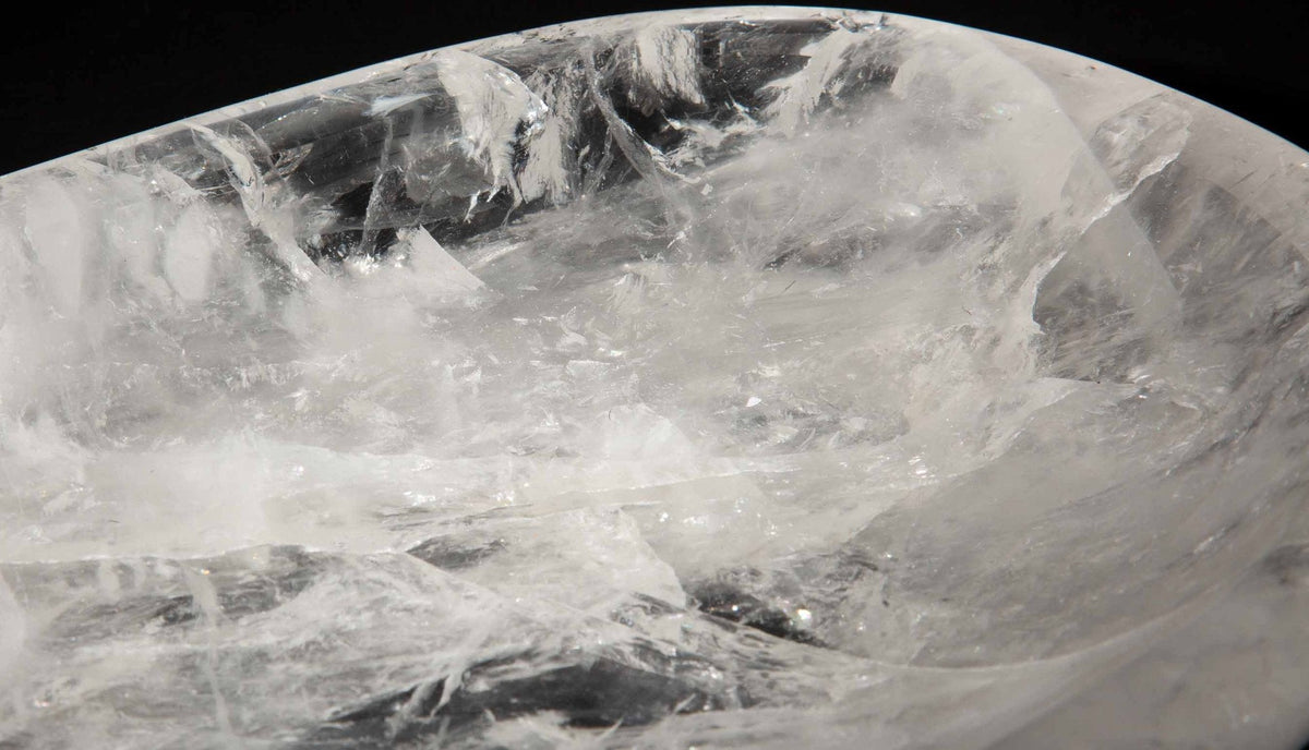 Rock Crystal Vide Poche, 11"