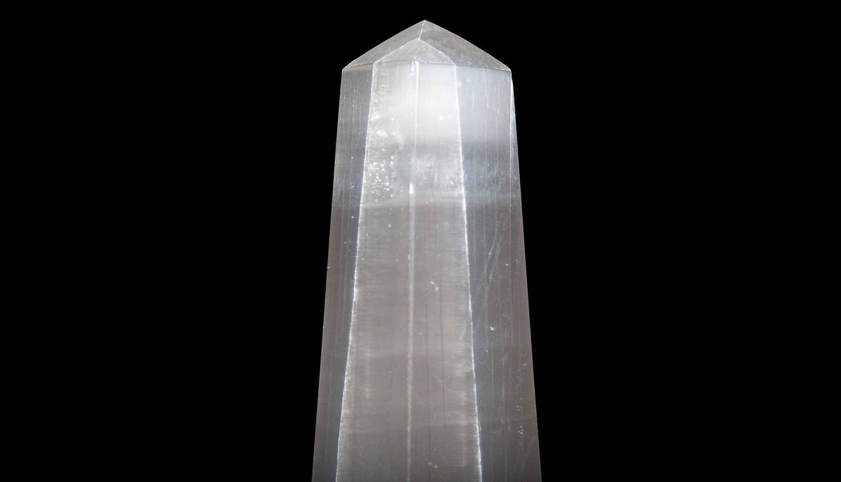 Selenite Obelisk