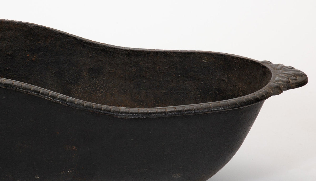 Rare Cast Iron Infant Bath, Late 19th–Early 20th Century