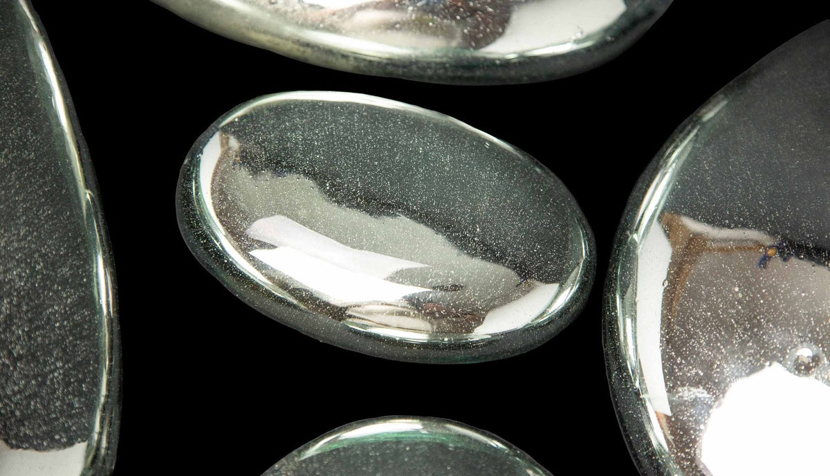 Hand Blown Mercury Glass Mirrored Raindrops