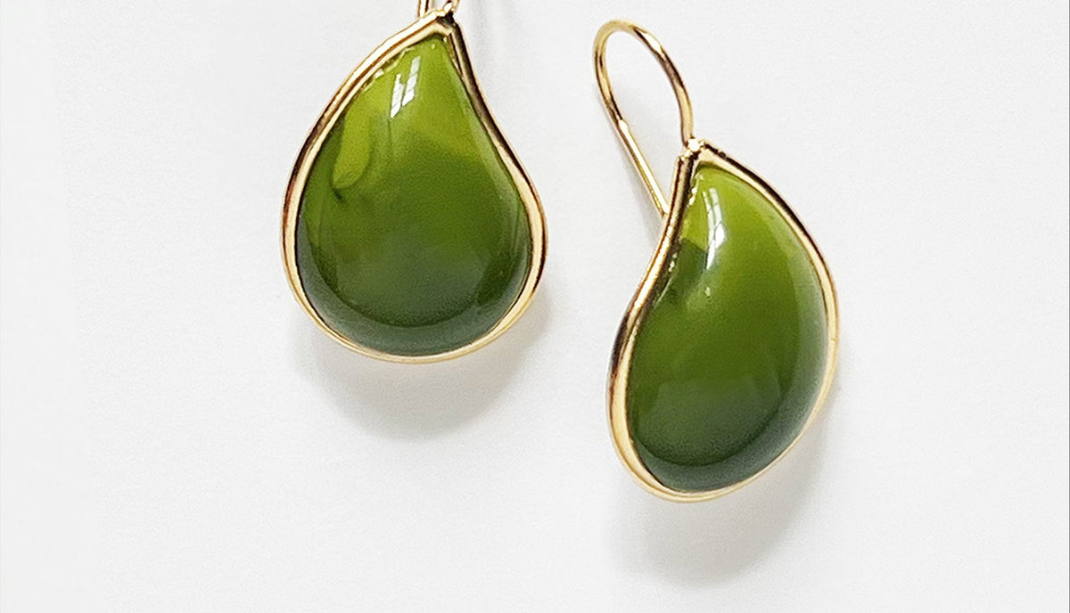 Loulou de la Falaise Teardrop Earrings, Ivy