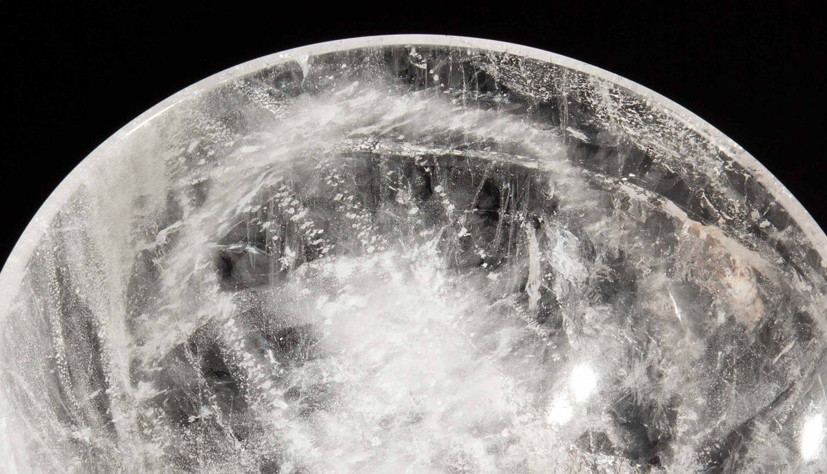 Rock Crystal Bowl 6"
