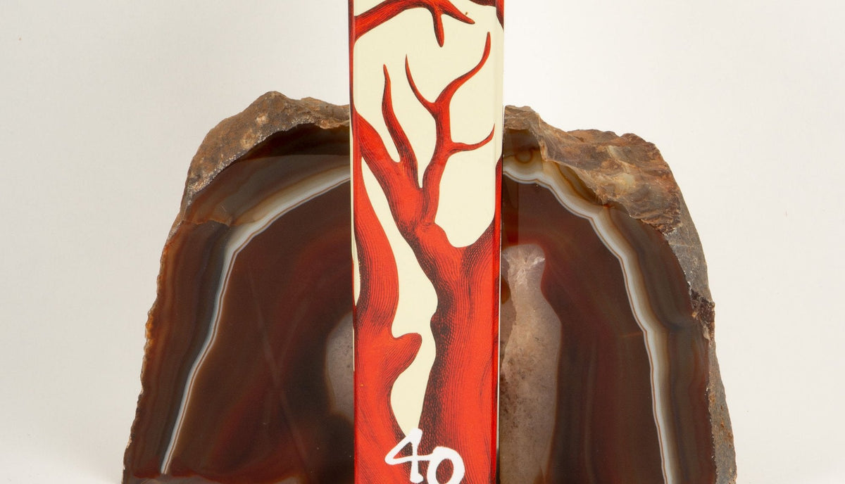 Red Agate Bookends