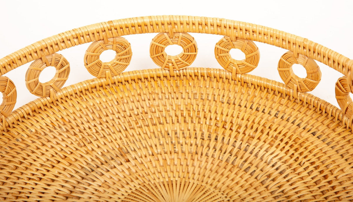 Rattan Ring Round Tray
