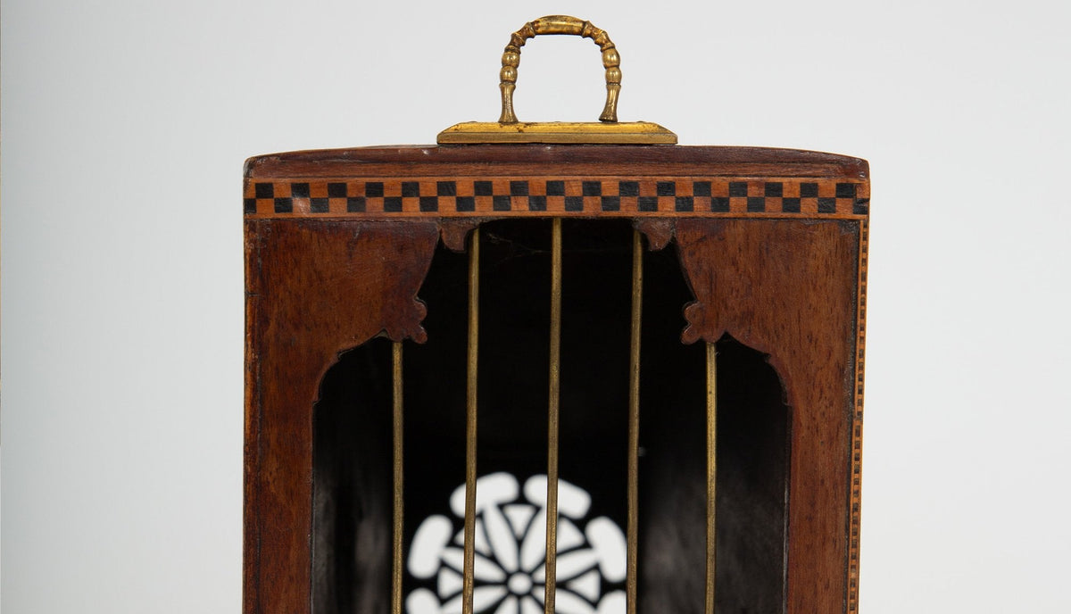 Carried on the Wing: 19th Century Travelers Bird Case with Brass Components