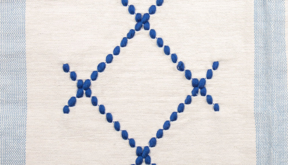 Tablecloth, Blue Check
