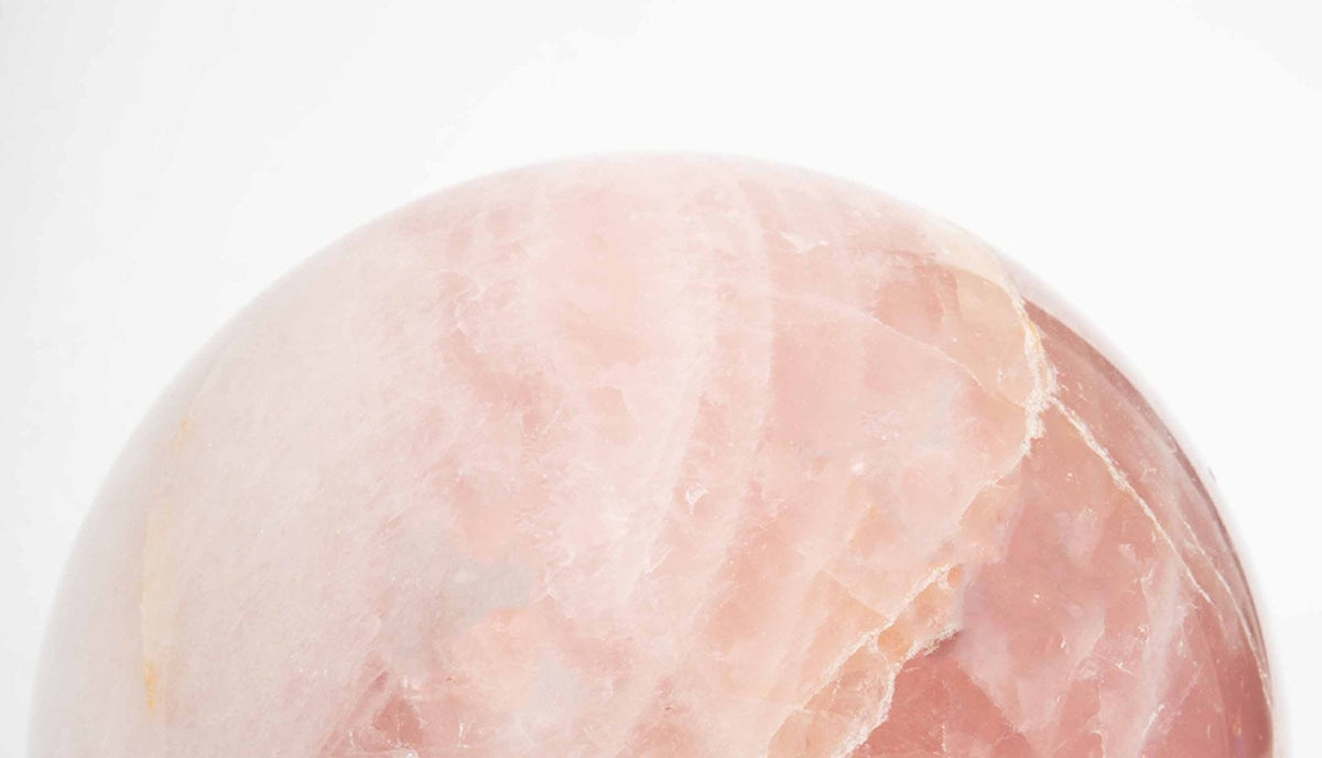 Rose Quartz Sphere, 6.5"