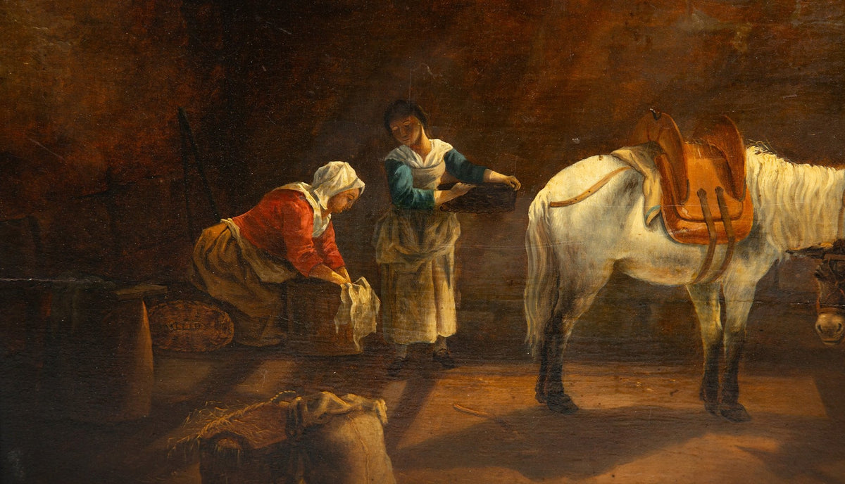 Interior Stables of Maecenas at Tivoli (Workshop of Jean-François Legillon)