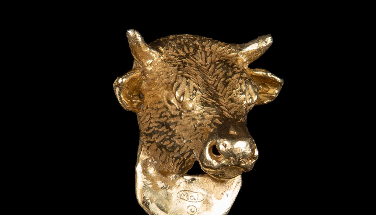 Brass Bull Bottle Opener