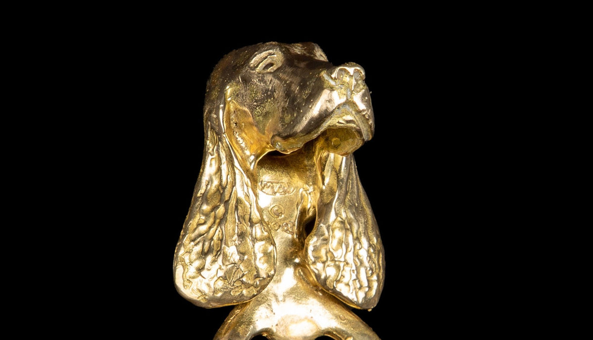 Brass English Cocker Spaniel Bottle Opener