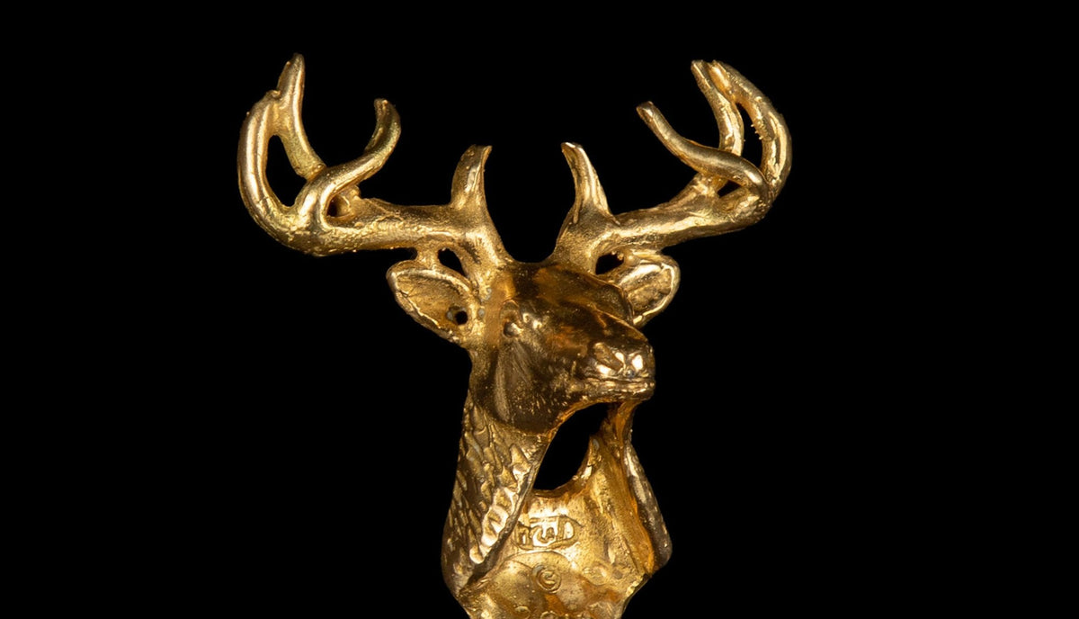 Brass Stag Bottle Opener