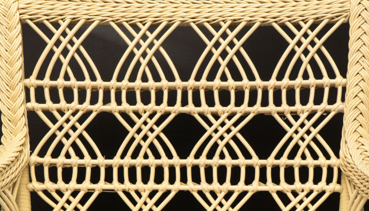 Rattan Trellis Chair by Creel and Gow
